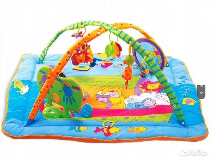 Развивающий коврик tiny love зоосад