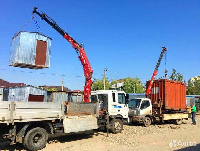 Аренда бытовки и контейнера с перевозкой
