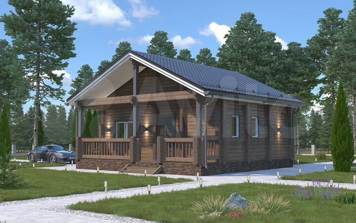 Дом 82 м² на участке 6 сот.