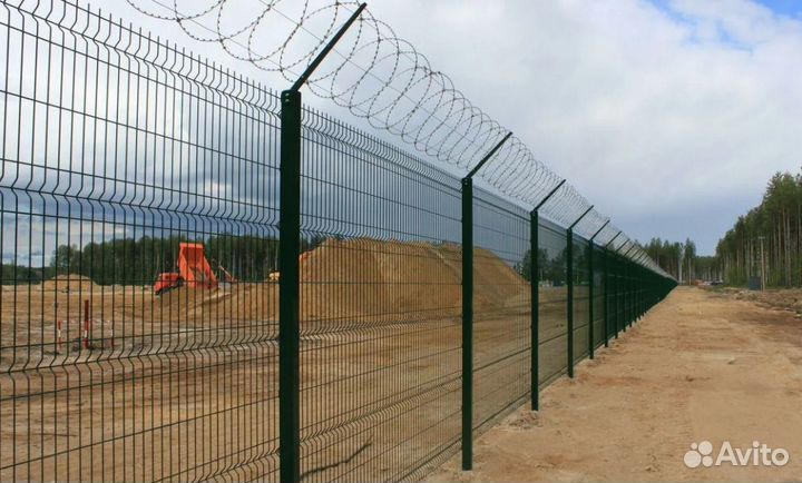 Забор из 3D сетки профессионально под ключ