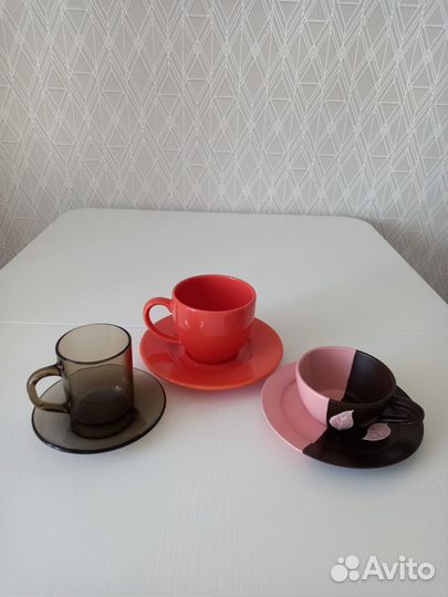 Сервизы кофейные, чайный, чайные пары