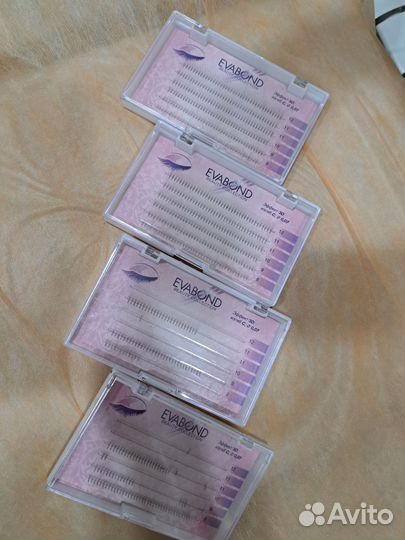 Ресницы для наращивания пучки