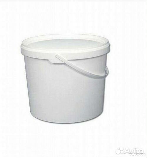 Ведро пластиковое с крышкой 10литр и 5 литров