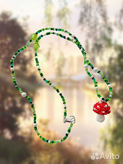 Подвеска с грибочком