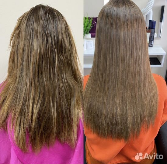 Кератин ботокс волос