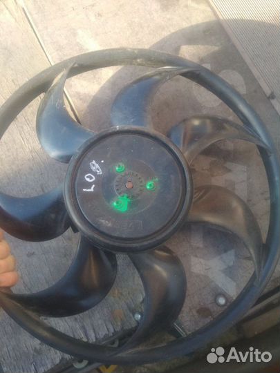 Вентилятор рено логан