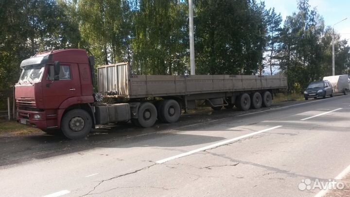 Грузоперевозки Камаз длинномер 13,6 м шаланда