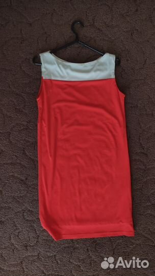 Платье эластичное прямое