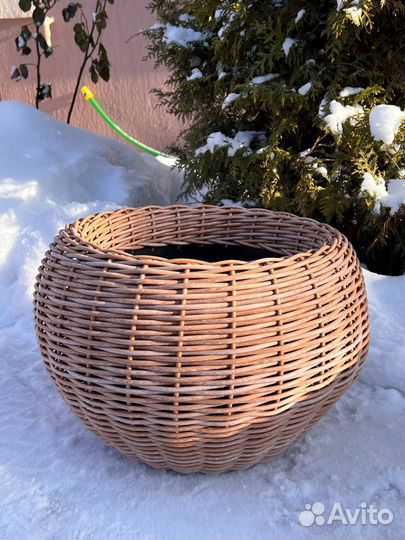 Кашпо из ротанга 20 литров