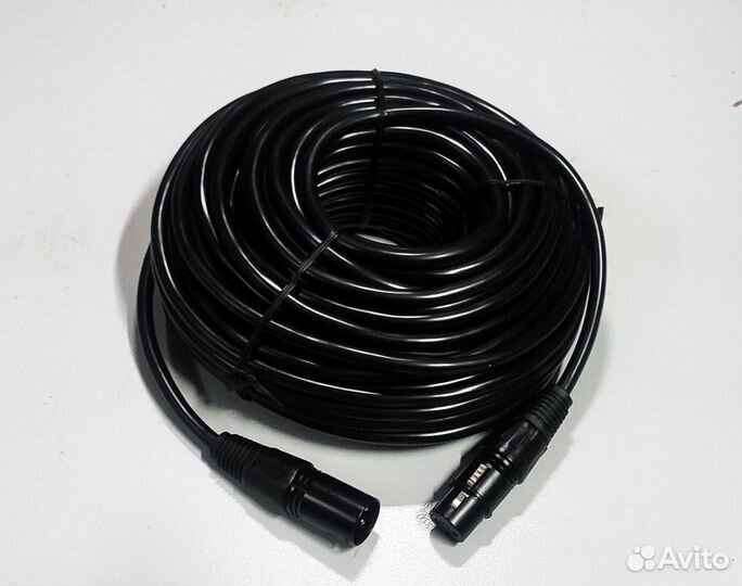 Кабель DMX (XLR-XLR) хороший, длины от 0,5 до 20м