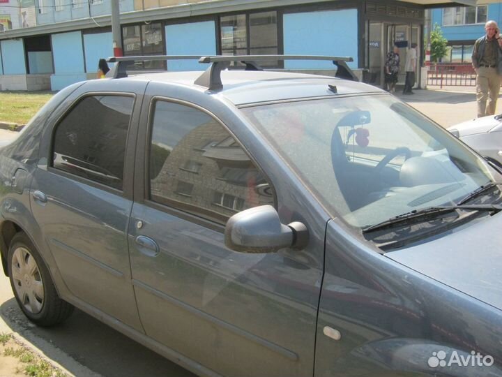 Багажник на крышу поперечины Renault Logan 2004-13