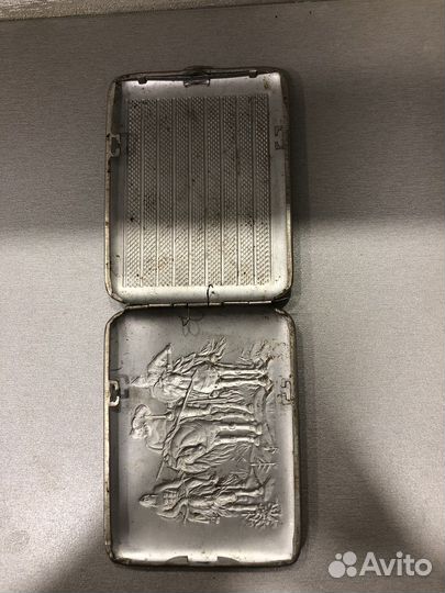 Портсигар Три богатыря