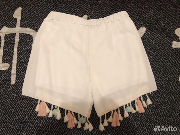 Шорты женские с бахромой