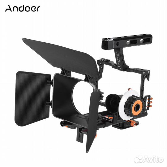 Комплект Andoer С500 из клетки и follow focus новы