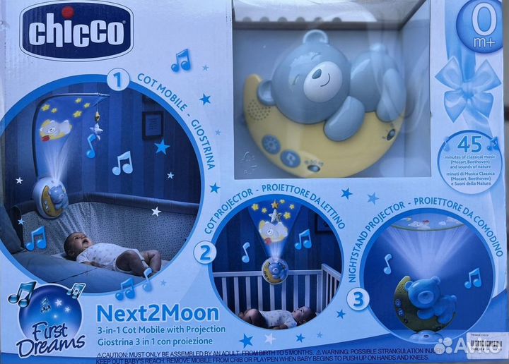 Музыкальный проектор мобиль chicco