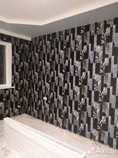 Поклейка обоев