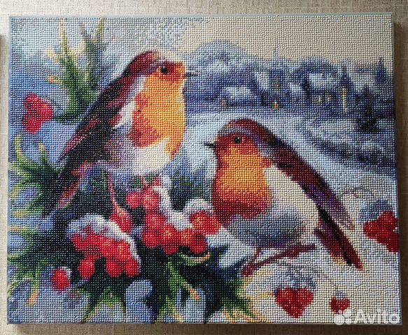 Алмазная мозаика 50х40, готовая (животные)