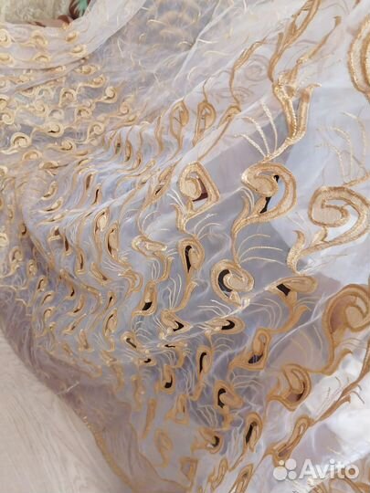 Шторы и тюль бу