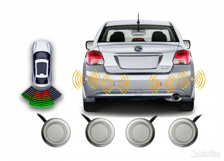 Парктроники для андроид магнитол с отображением