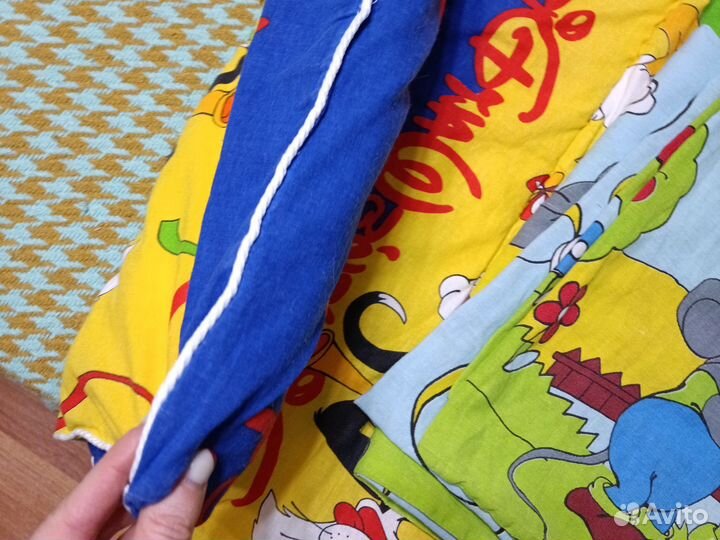 Одеяло детское,простынь+пододеяльник 105на 140
