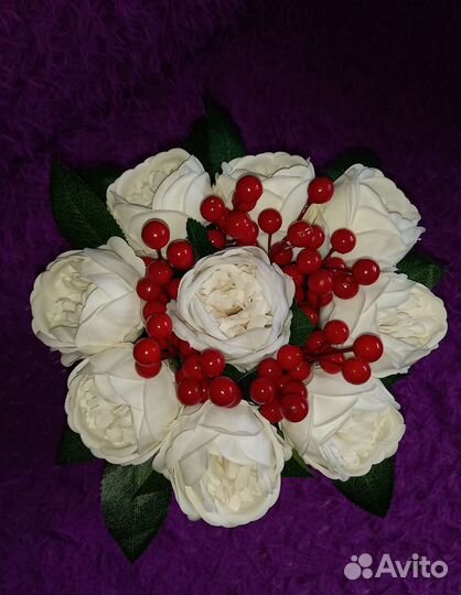 Букет из 9 мыльных Пиона