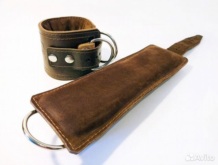 Манжеты на ноги усиленные (1 шт) чёрные или коричн