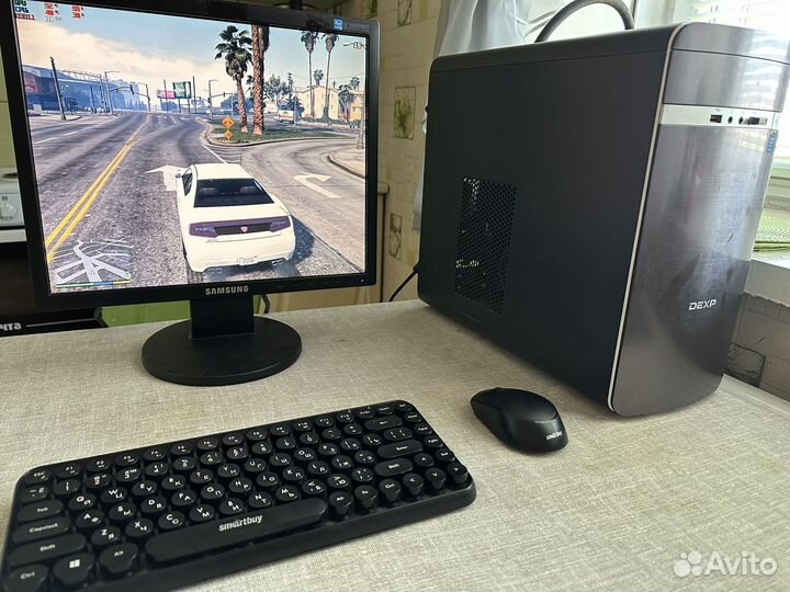 Компьютер для учебы и игр i5-4460 GT710 2gb