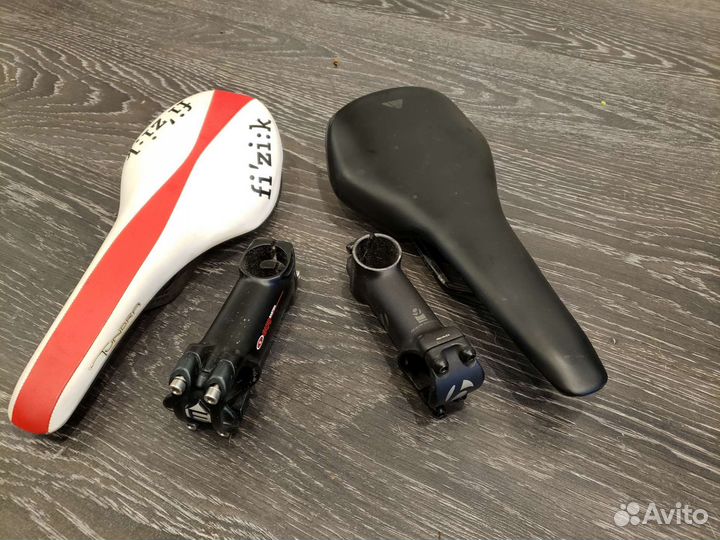 Сиденье Fizik, Canyon. Выноса Easton, bontrager