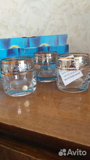 Хрустальные стаканы чехия