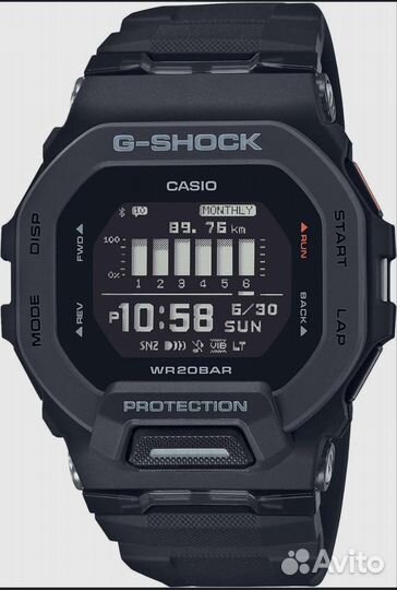 Часы наручные японские Casio G-Shock GBD-200-1E