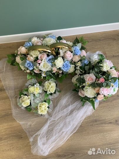 Свадебные аксессуары на машину