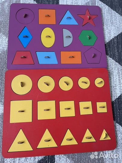 Детские деревянные развивашки игрушки от 1 года