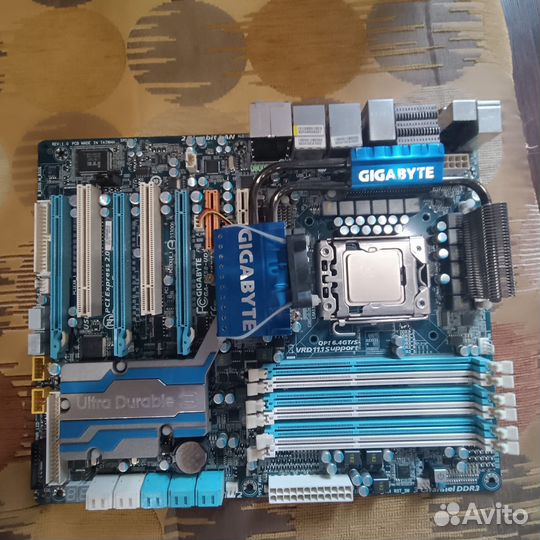 Материнская плата 1366 + процессор xeon