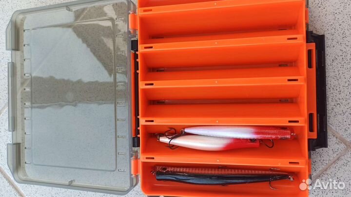 Бокс коробка двухсторонняя для воблеров