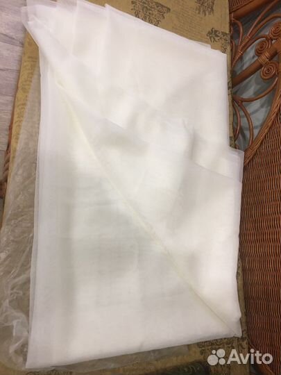 Шторы и материал для штор (вуаль) новая