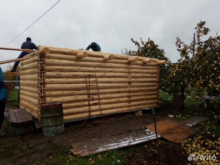 Сруб бани 3х6