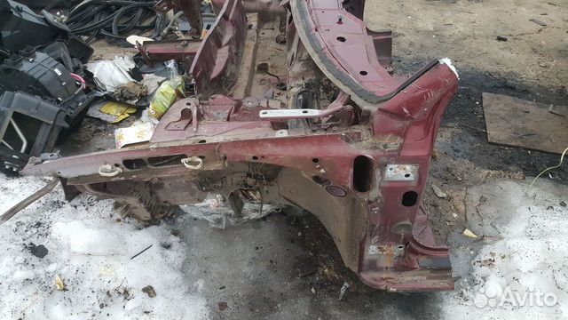 Лонжерон передний левый audi a4 b5 ауди а4 б5 1/4