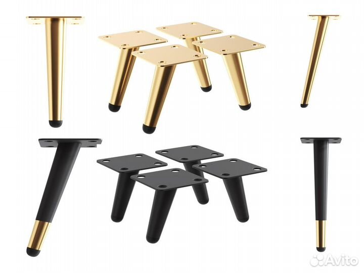 Ножки для мебели (фурнитура) оптом