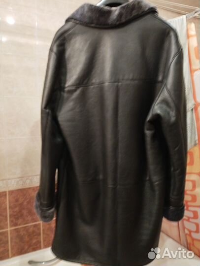 Кожаная дубленка мужская