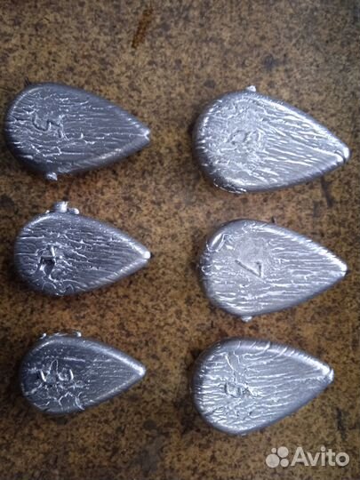 Рыболовные груза (ласточкин хвост) Скользящие