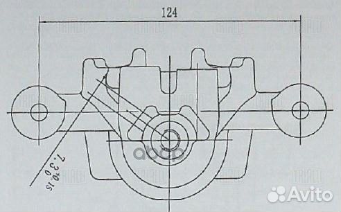 Суппорт торм. для а/м Kia Ceed (07) /Hyundai i3