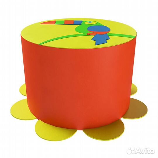 Пуфик Для детей «Попугай»