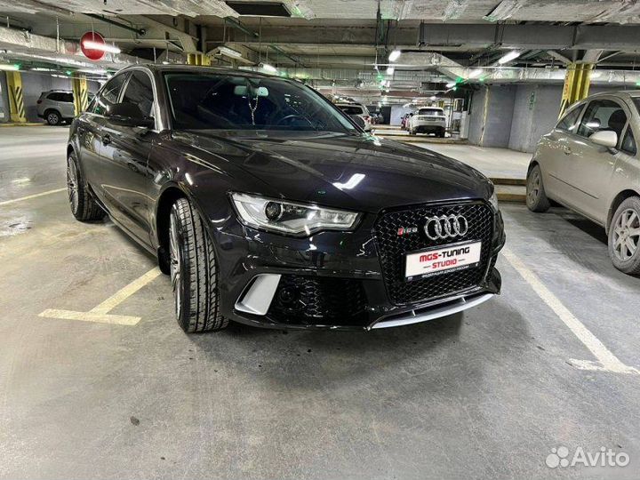 Передний бампер стиль RS6 Audi A6 C7 11-14 Ауди А6