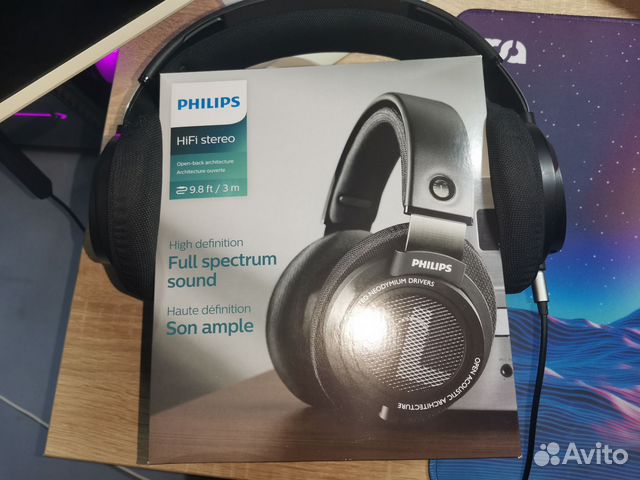 Наушники Philips SHP9500/00, черные купить в Ярославле | Электроника ...