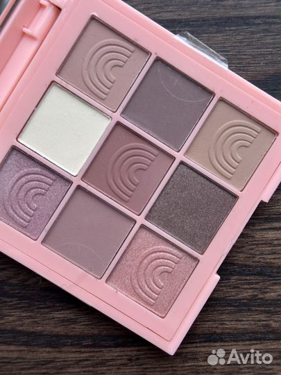 Палетка теней 9 цветов 2 шт новые