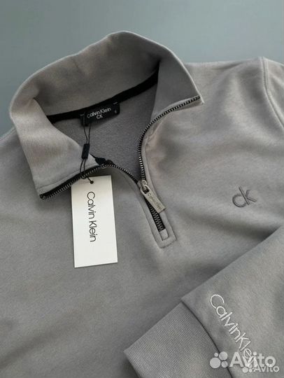 Свитер полузамок calvin klein