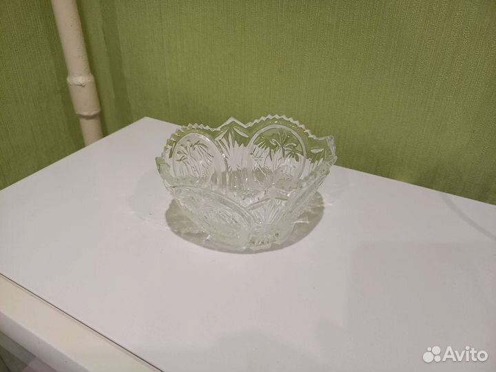 Салатник хрустальный