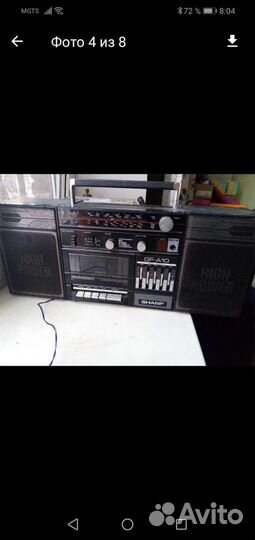 Магнитола sharp GF-A10