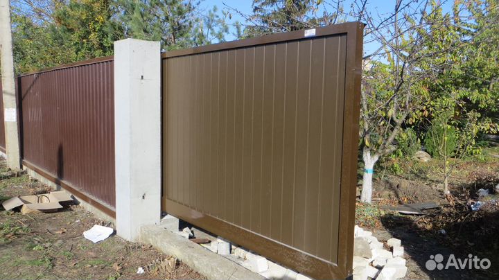 Откатные автоматические ворота