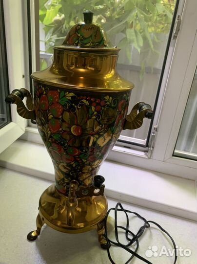 Самовар электрический расписной, СССР